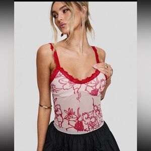 brand new princess polly mesh tank US 2